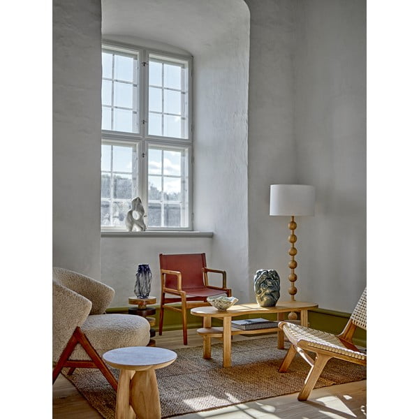 Tavolino rotondo in mango massiccio ø 25 cm Franka – Bloomingville-image-2