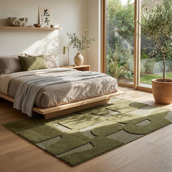 Tappeto verde scuro 160x230 cm Cairo - ESTE-image-2