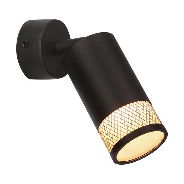Lampada da parete nera Flin - Candellux Lighting