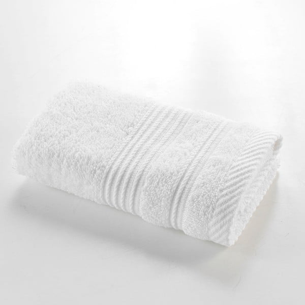 Asciugamano tipo terry bianco in cotone 30x50 cm Tendresse – douceur d'intérieur