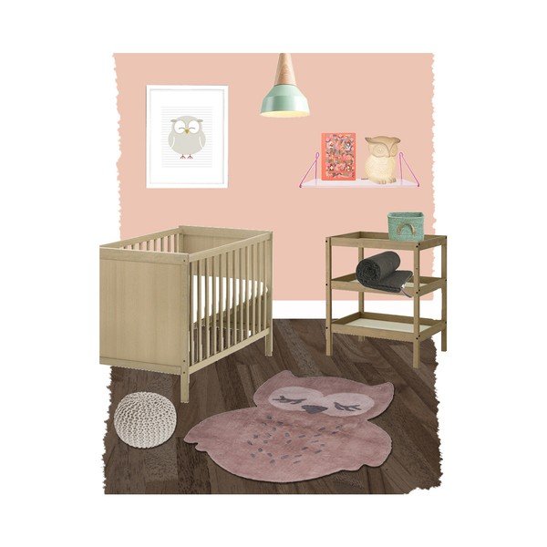 Tappeto marrone per bambini , 95 x 120 cm Sweet Pepa - Nattiot-image-3