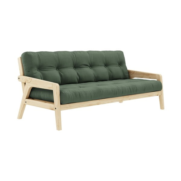 Divano letto verde 204 cm Grab - Karup Design-image-3