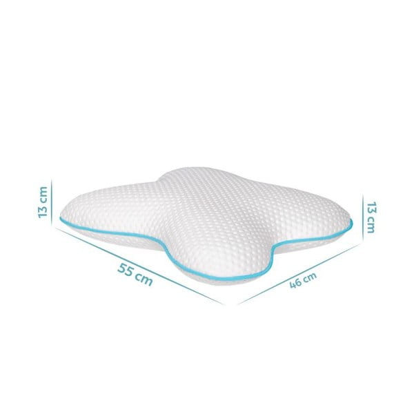 Cuscino anatomico con imbottitura in memory foam 46x55 cm – Mila Home-image-4
