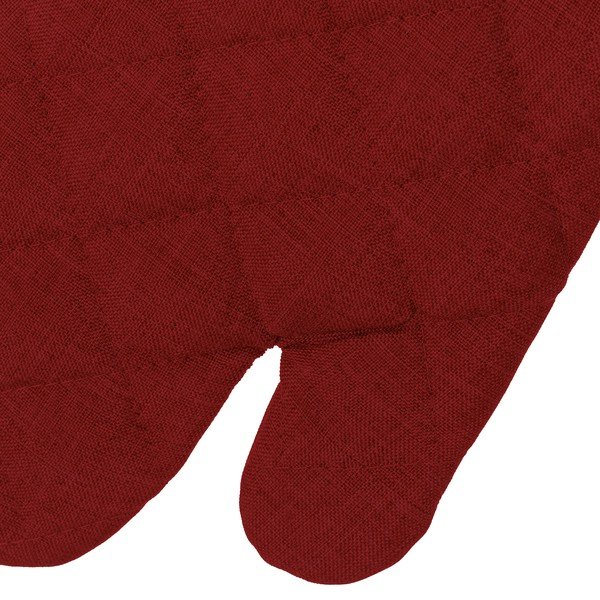 Set di presine e guanti rosso cremisi Loving - Casa Selección-image-1