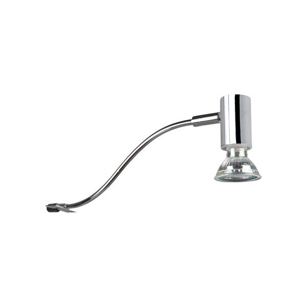 Lampada da parete in argento lucido (lunghezza 34 cm) Giada - Trio-image-3