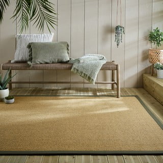 Tappeto da interno e esterno verde e marrone chiaro 200x290 cm Sisal Look – Flair Rugs