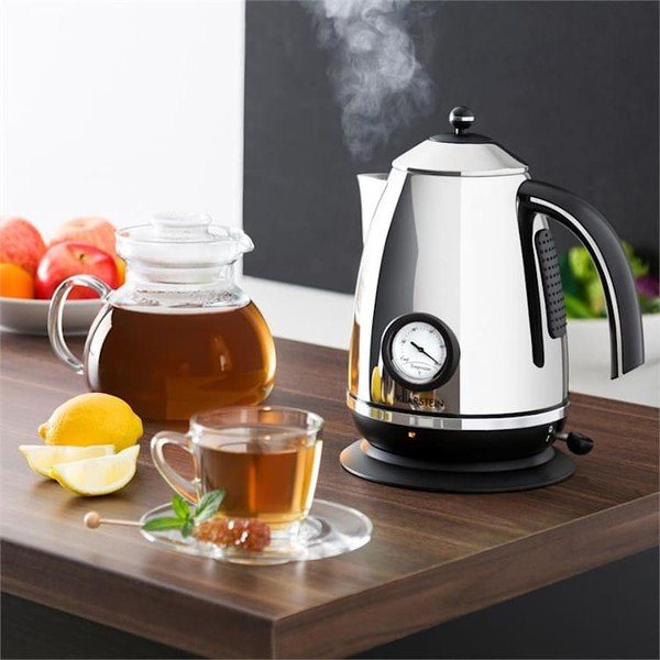 Bollitore elettrico in argento Aquavita Chalet - Klarstein-image-1