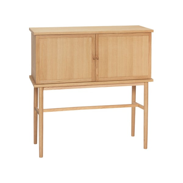 Mobiletto in rovere naturale 90x90 cm Dash - Hübsch-image-2