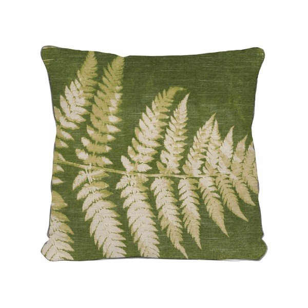 Cuscino verde con motivo a foglie Foglie, 45 x 45 cm - Really Nice Things