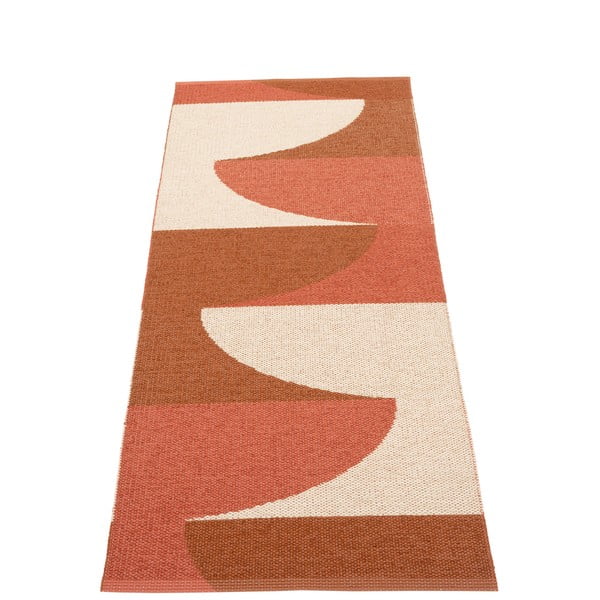 Passatoia da interno/esterno color mattone 70x180 cm Hill Brick Rust – Pappelina-image-2