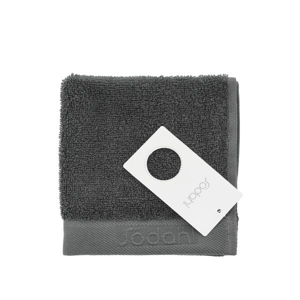 Asciugamano tipo terry grigio scuro in cotone 30x30 cm Comfort – Södahl-image-2