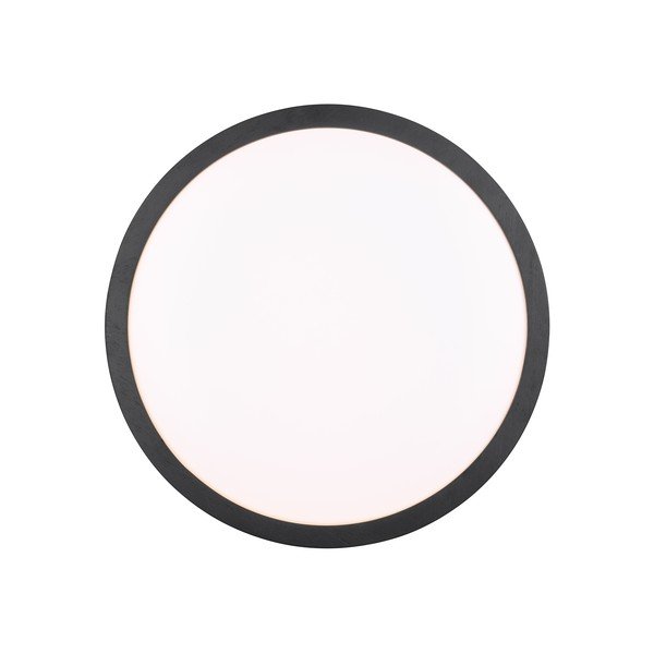 Apparecchio a soffitto LED nero ø 40 cm Iseo - Trio-image-2