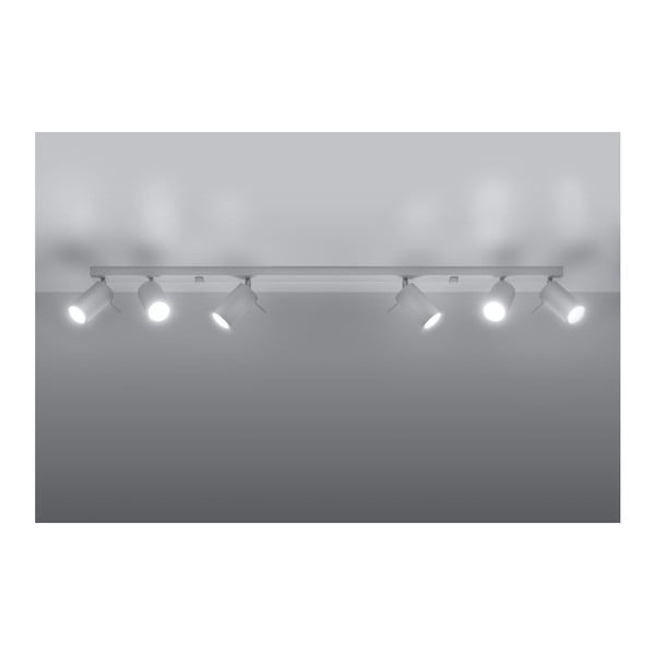 Apparecchio da soffitto bianco 6L Etna - Sollux-image-3