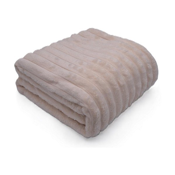 Coperta beige 150x200 cm Stripe – My House