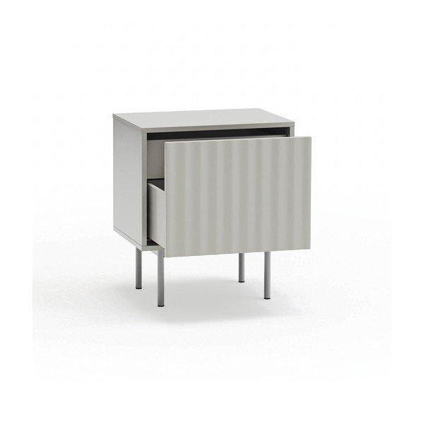 Comodino grigio chiaro opaco Sierra – Teulat-image-3