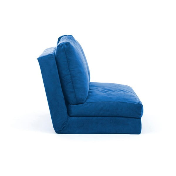 Divano letto blu 120 cm Taida - Balcab Home-image-1