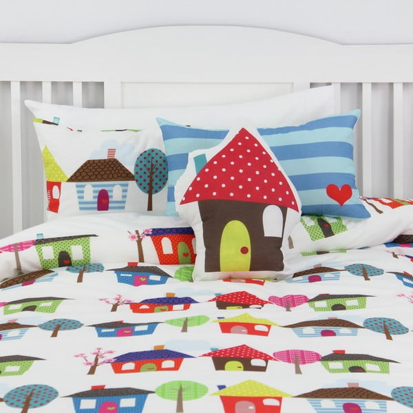 Bavlněný dětský polštářek Mr. Fox Happy Homes 40 x 30 cm-image-2