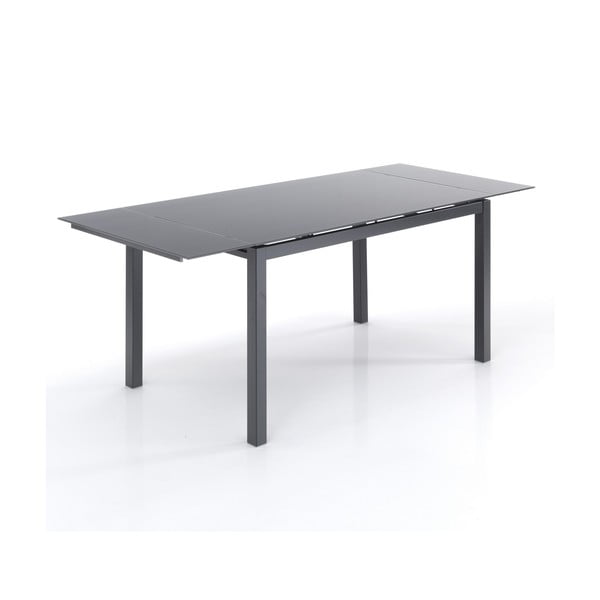 Tavolo da pranzo pieghevole con piano in vetro 80x140 cm New Daily - Tomasucci-image-2