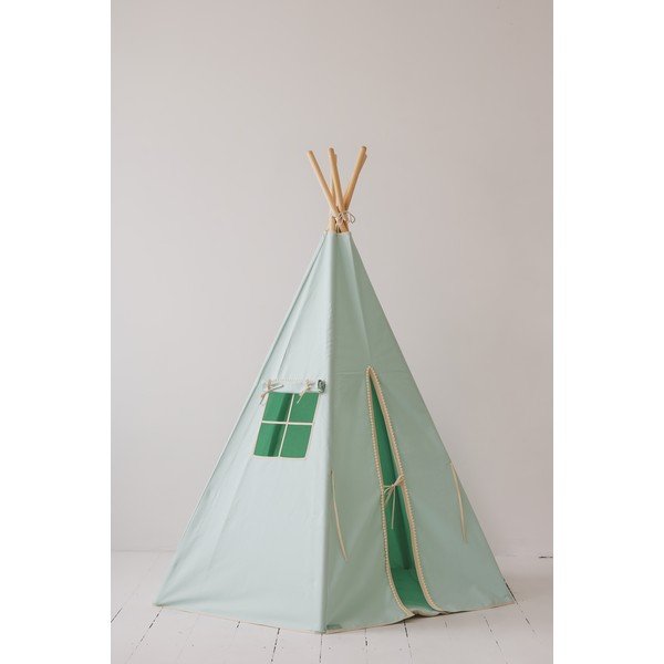 Tenda teepee per bambini Mint Fog - Moi Mili-image-1
