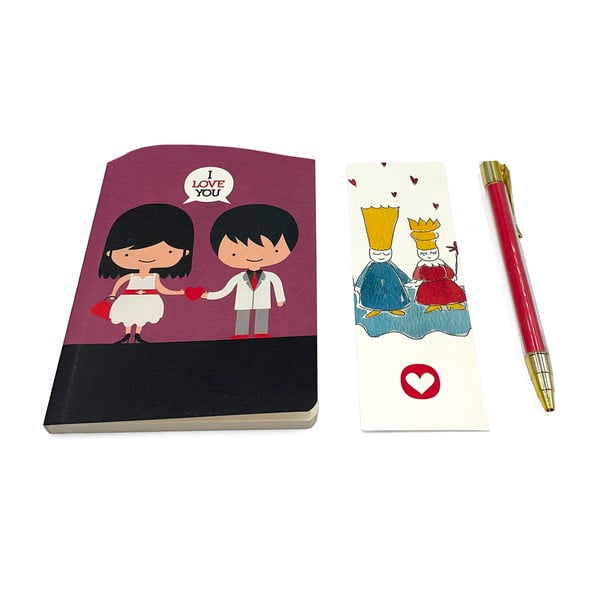 Set di scrittura regalo con desideri Heart and Prince - Kartos-image-2