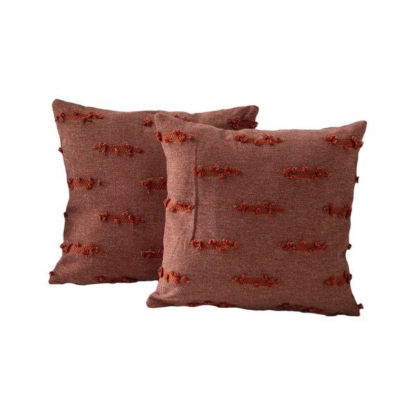 Federe decorative in set 2 pz 43x43 cm Tuffet – Mioli Decor