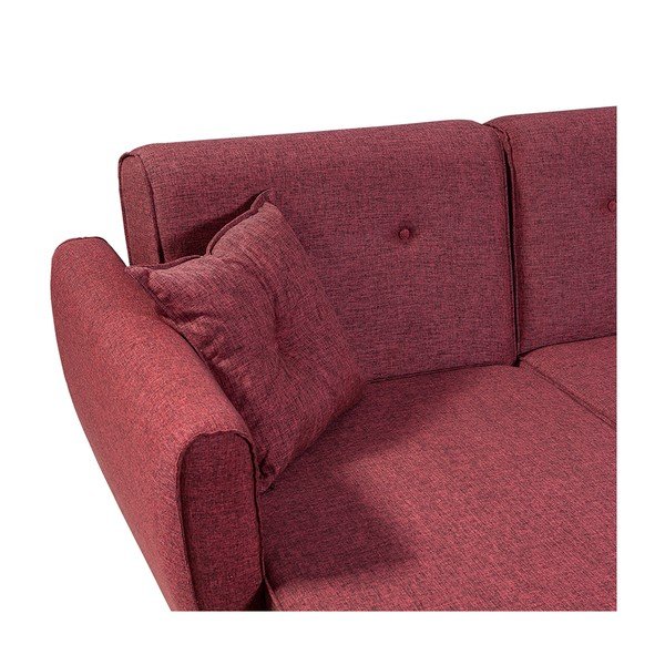 Divano letto bordeaux divano angolare Aria - Balcab Home-image-4