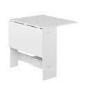 Tavolo da pranzo pieghevole con piano bianco 76x28 cm Papillon - TemaHome