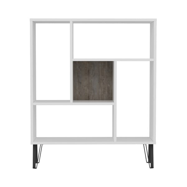 Libreria bianca/grigia 90x108 cm Arven - Kalune Design