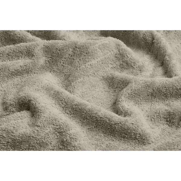 Asciugamani e teli da bagno in cotone beige chiaro in set di 2 pezzi - Foutastic-image-1