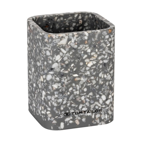 Portaspazzolino in poliresina grigio Tom Tailor T-Terrazzo – Wenko