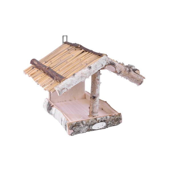 Mangiatoia da parete in legno per uccelli, altezza 24,5 cm - Esschert Design