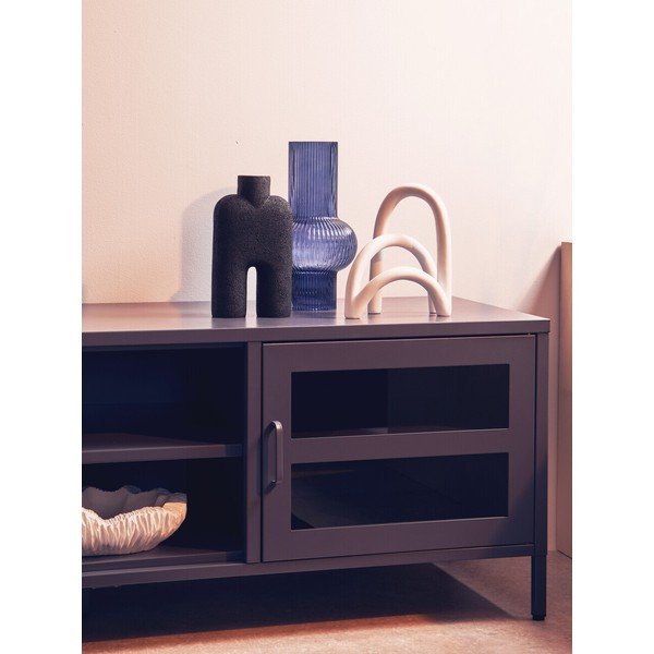 Mobile TV grigio in acciaio 150x50x45 cm Acier – Premier Housewares-image-2