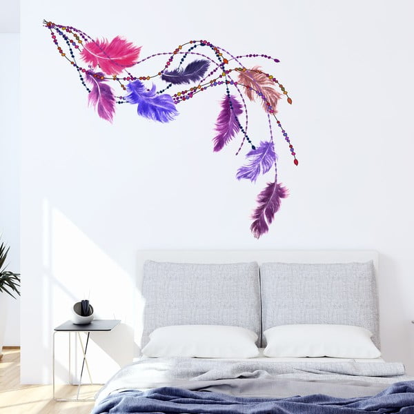 Samolepka Ambiance Boho Feathers