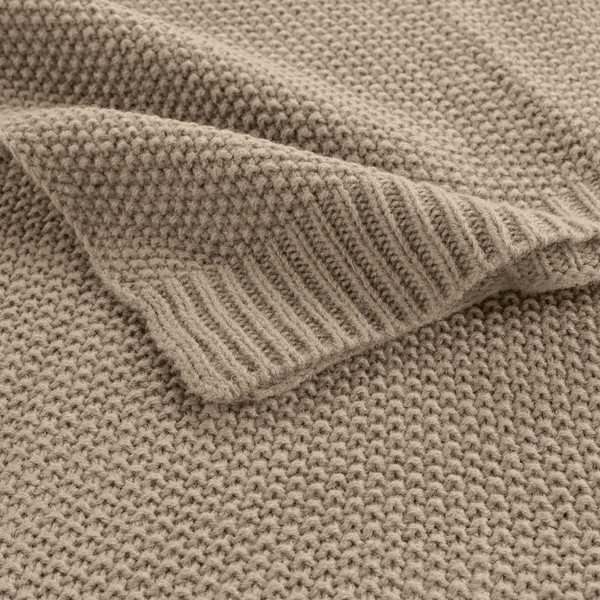 Coperta a maglia 125x150 cm Tricotine - douceur d'intérieur-image-2