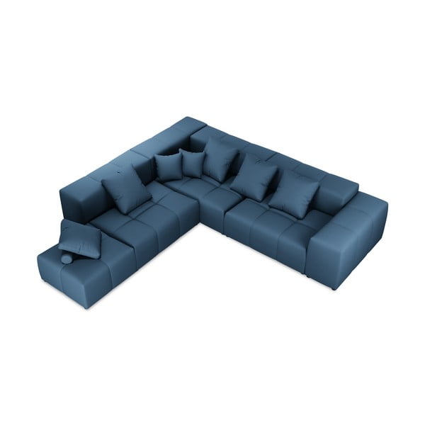 Divano angolare blu (variabile) Rome - Cosmopolitan Design-image-2