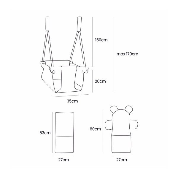 Altalena per bambini – Meowbaby-image-4