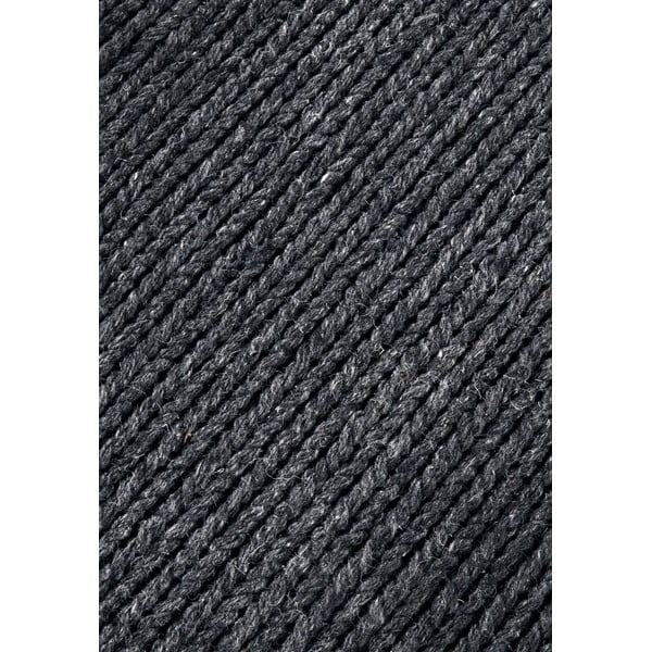 Tappeto rotondo grigio scuro in lana tessuto a mano ø 160 cm Francois - Villeroy&Boch-image-4