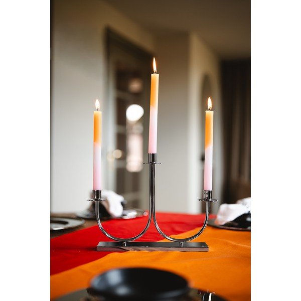 Portacandela in metallo Elana – Zilverstad-image-1
