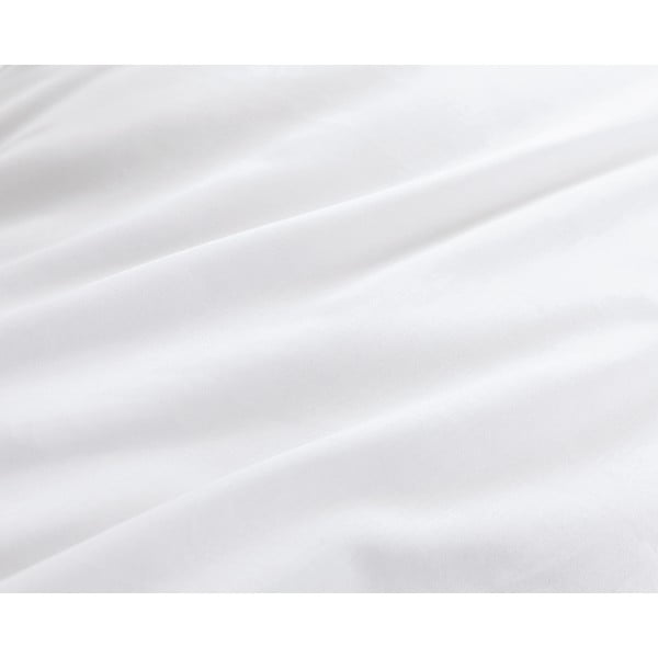 Biancheria da letto Classic in cotone sateen bianco, 135 x 200 cm - Bianca-image-3