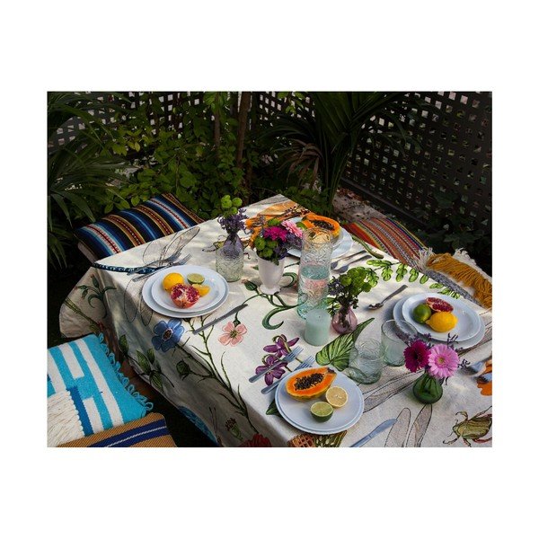 Tovaglia di lino, 140 x 140 cm Tierra Bella - Madre Selva-image-1