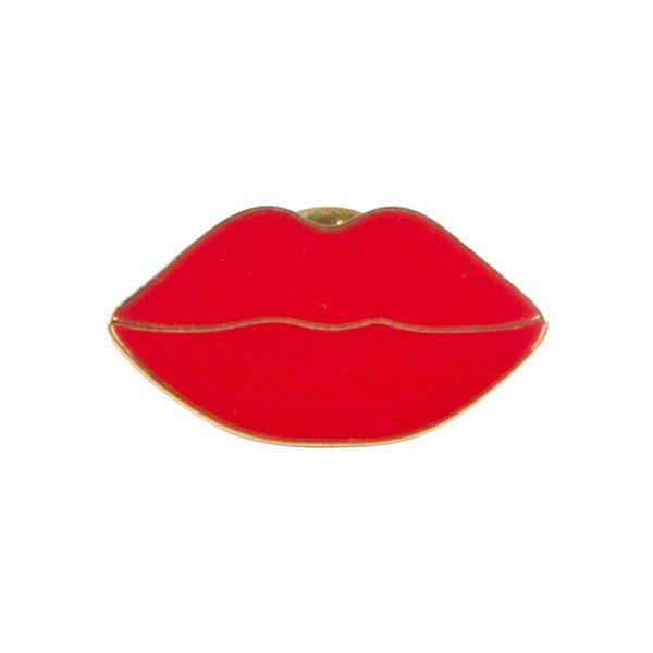 Brož Sass & Belle Red Lips
