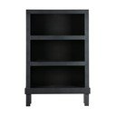 Libreria nera in pino massiccio 107x160x39 cm Bonk – WOOOD