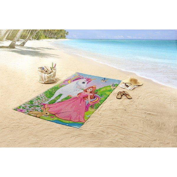 Telo mare da bambini in velluto 75x150 cm Fairytale – Good Morning-image-1