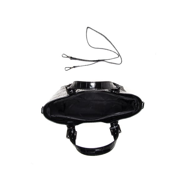 Černá kožená kabelka Renata Corsi 635-image-1