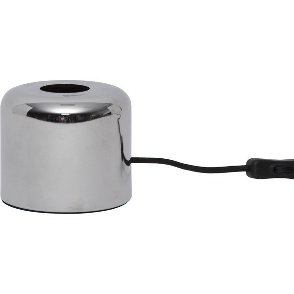 Supporto per lampada argentato 10 cm Glans – Star Trading