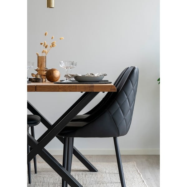 Tavolo da pranzo con piano in rovere massiccio , 140 x 95 cm Toulon - House Nordic-image-1