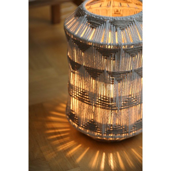 Lampada da tavolo di colore naturale con paralume in tessuto e con paralume in iuta (altezza totale 35 cm) Ano – Markslöjd-image-2