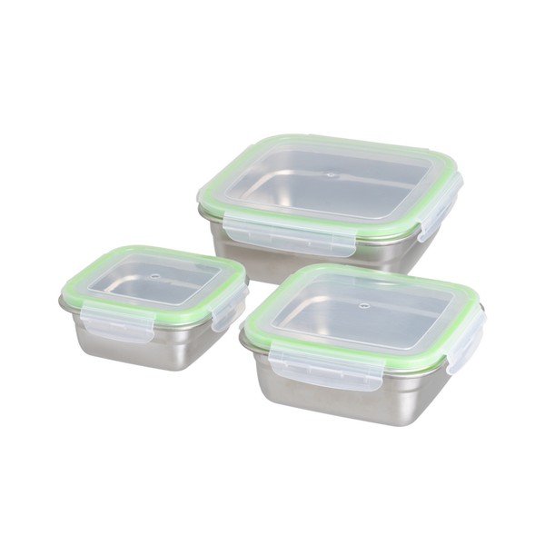 Scatole per alimenti in set 3 pz – Casa Selección