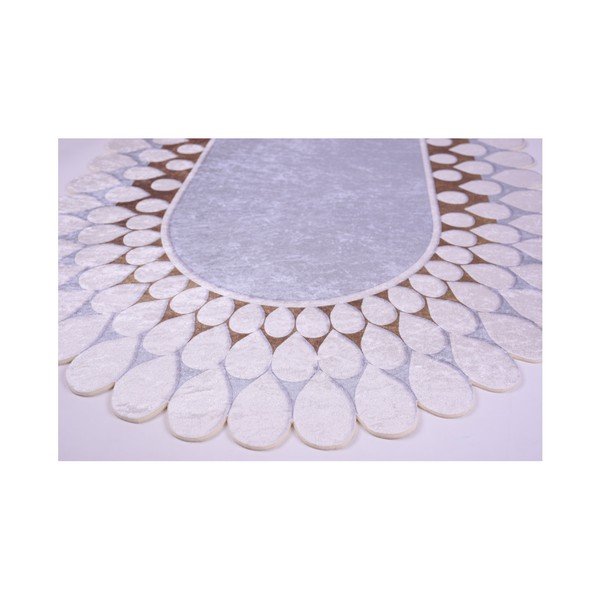 Tappeto Zinno Oval , 80 x 150 cm Kahve - Vitaus-image-2