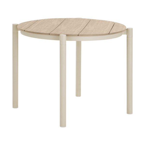 Tavolo da pranzo da giardino rotondo in metallo ø 90 cm Abela – House Nordic